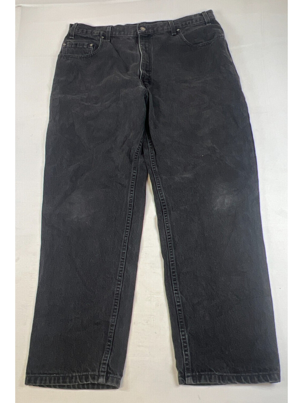 Vintage Levi's 545  Men's Size 38x30 Loose Fit Black Jeans Made in USA